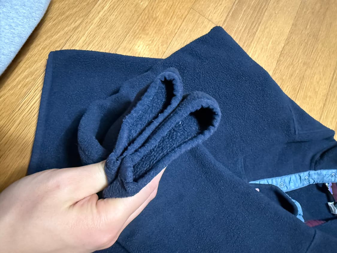 M 파타고니아 빈티지 신칠라 네이비 포켓 그레이 상품이미지6