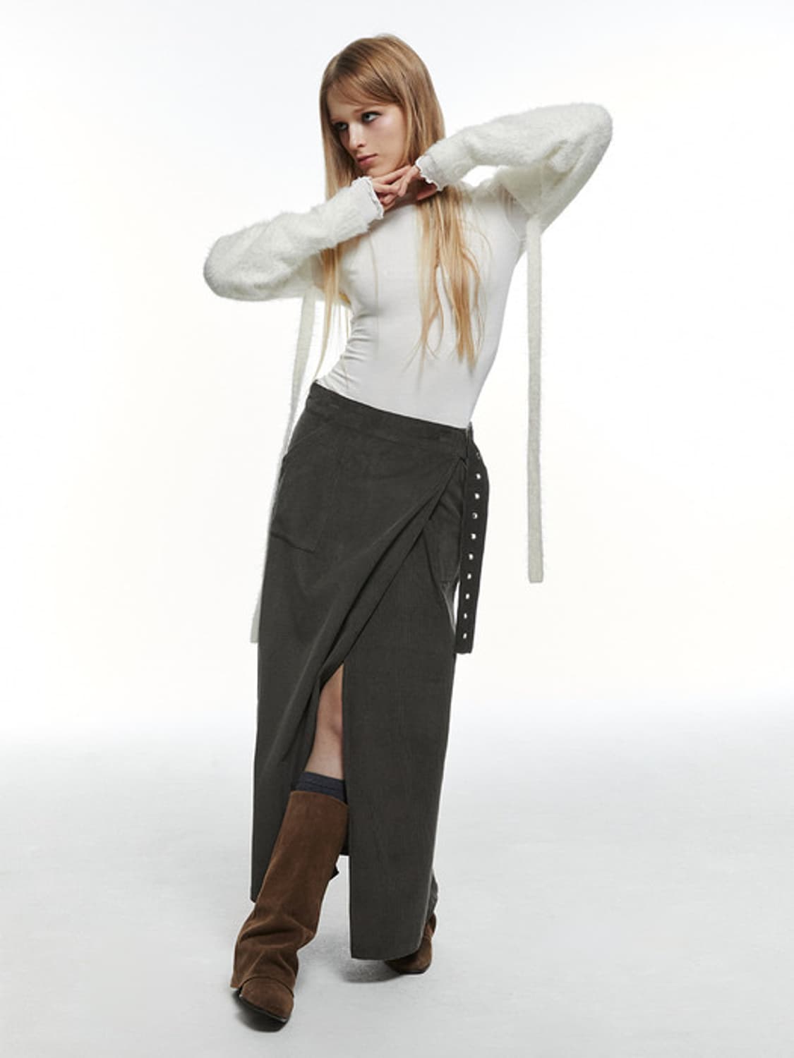 쓰리투에이티  랩스커트 상품이미지2