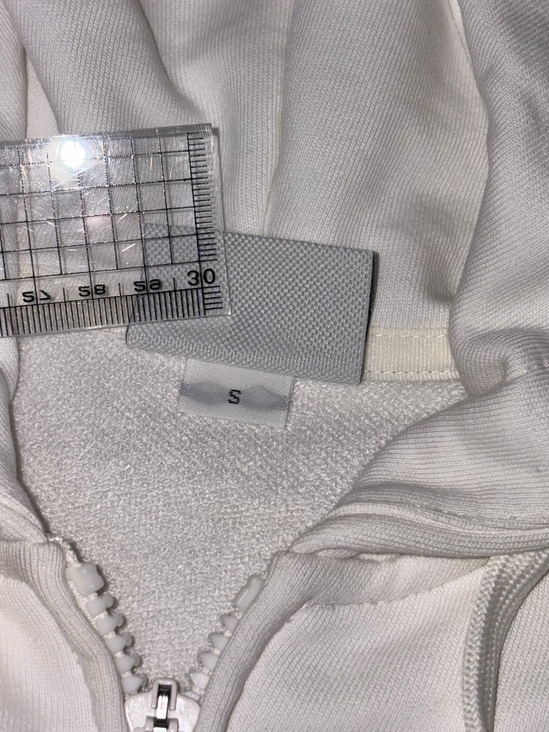 MLB 2way 지퍼 바시티 그래픽 오버핏 화이트 블루 후드 집업 y2k 상품이미지3