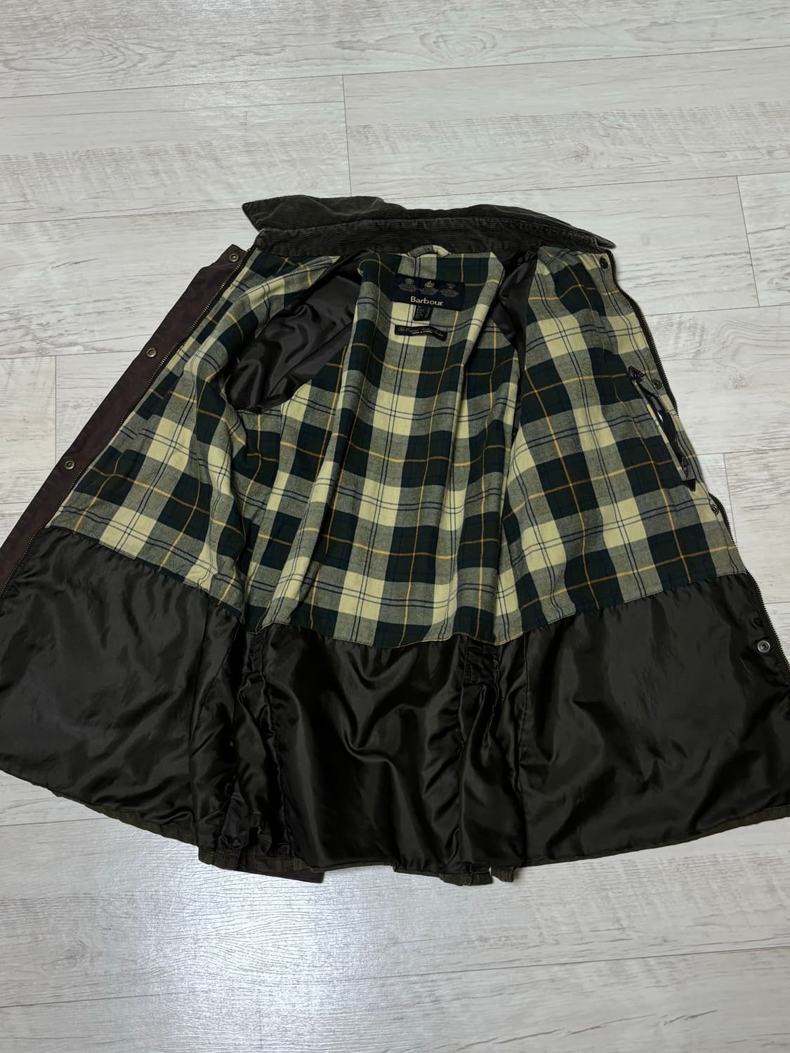 빈티지 barbour 왁스 자켓 여자 상품이미지3