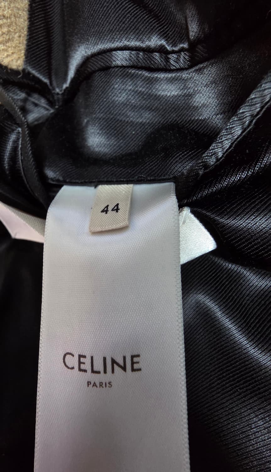셀린느 카멜 100% 더블 브레스티드 코트 44 사이즈! 상품이미지4