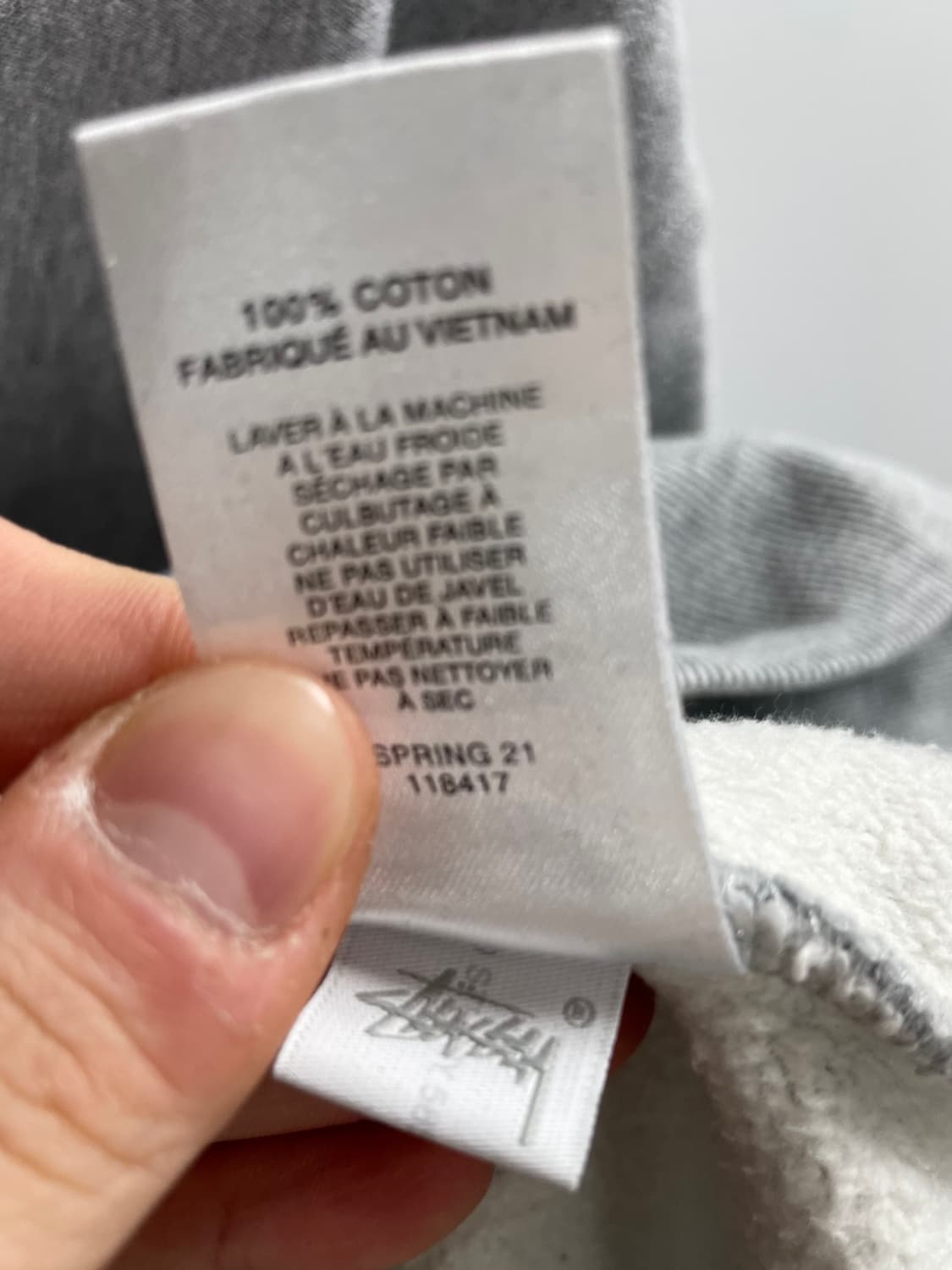 스투시 빅사이즈 오버다이드 헤비 스웻 후드티 (on.649) 상품이미지6