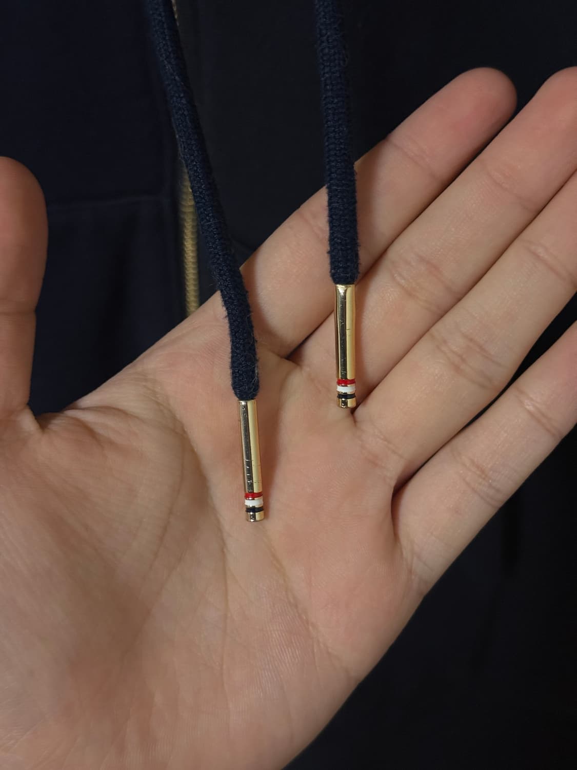 톰브라운 사선완장 후드집업 네이비 상품이미지6