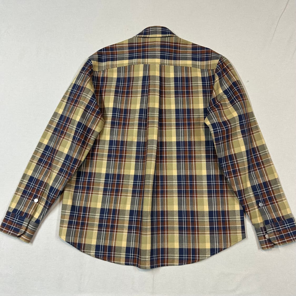 L) 솔리드옴므 체크 셔츠 메탈 버튼 자켓 상품이미지6