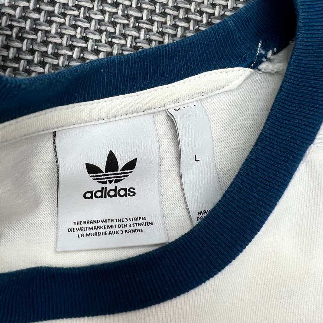 아디다스 화이트 링거 반팔 티셔츠 상품이미지2