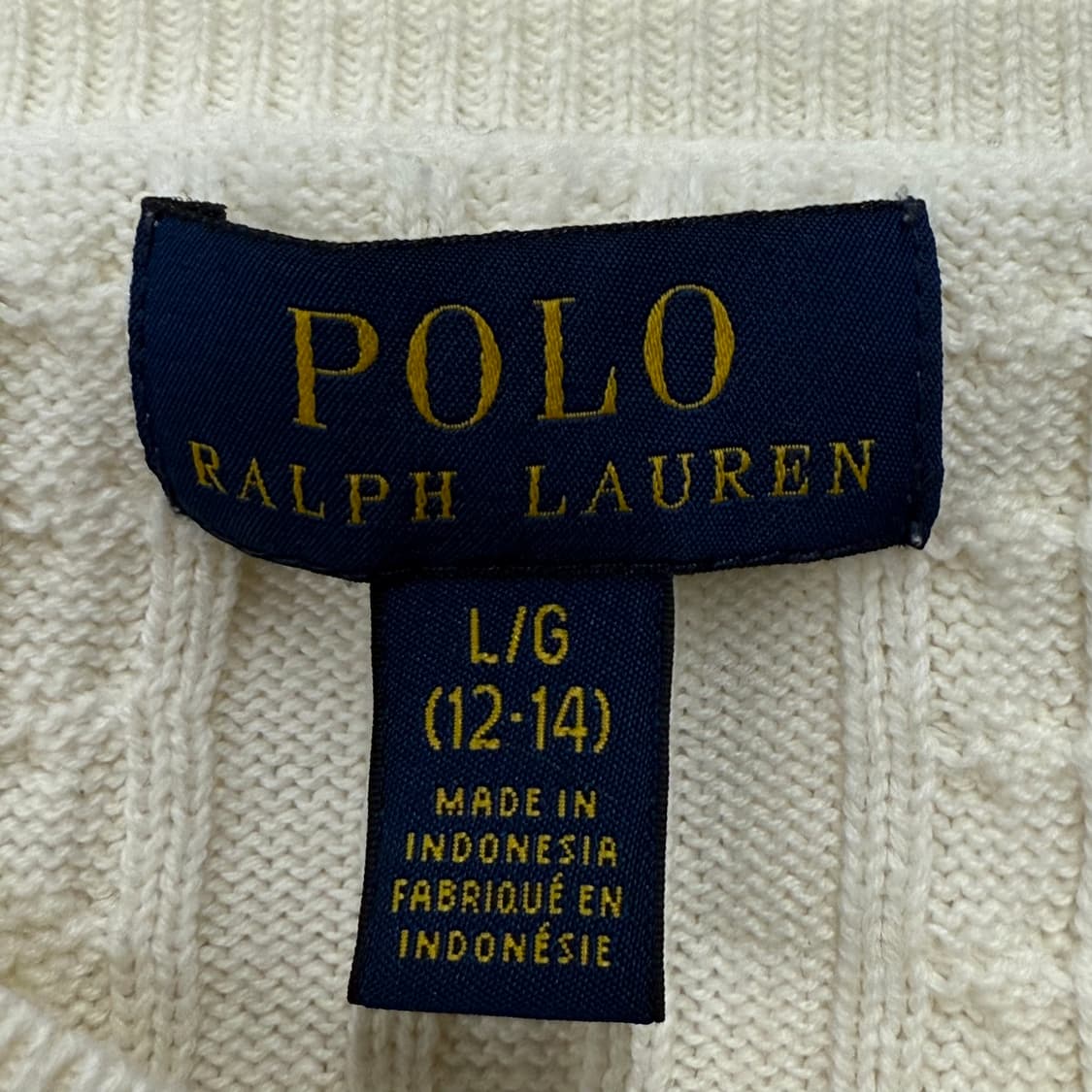 폴로 랄프로렌 화이트 니트 가디건  상품이미지5