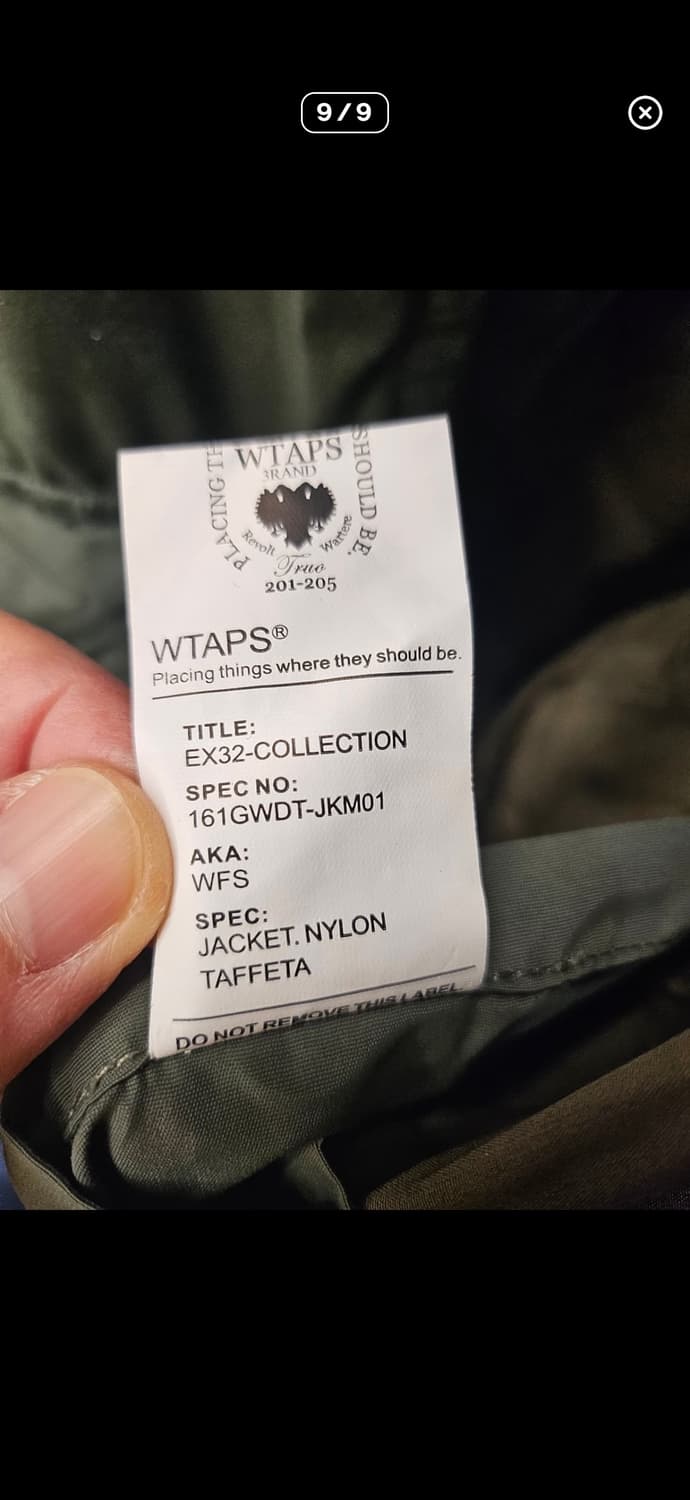 wtaps 항공점퍼 상품이미지9