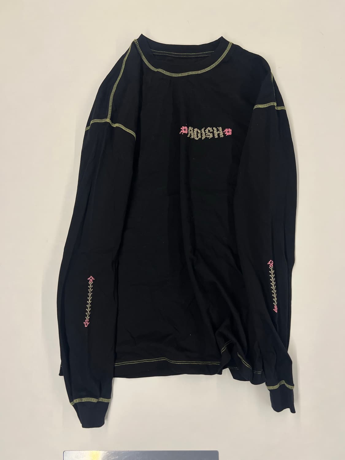 아디쉬 콘트라스트 스티치 롱슬리브 m사이즈 상품이미지2