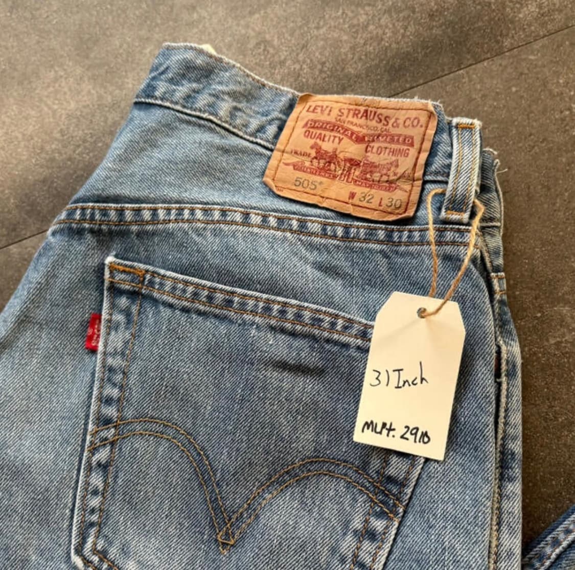 리바이스 505 레귤러핏 데님 31 상품이미지2
