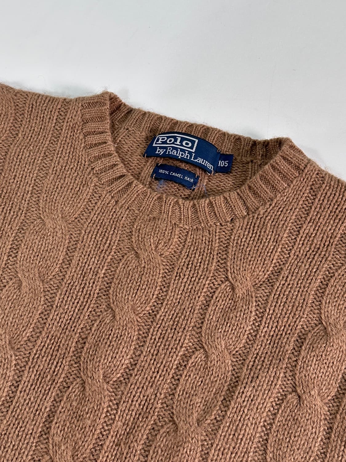 폴로 랄프로렌 카멜헤어 울 케이블 니트 (va.103) 상품이미지3