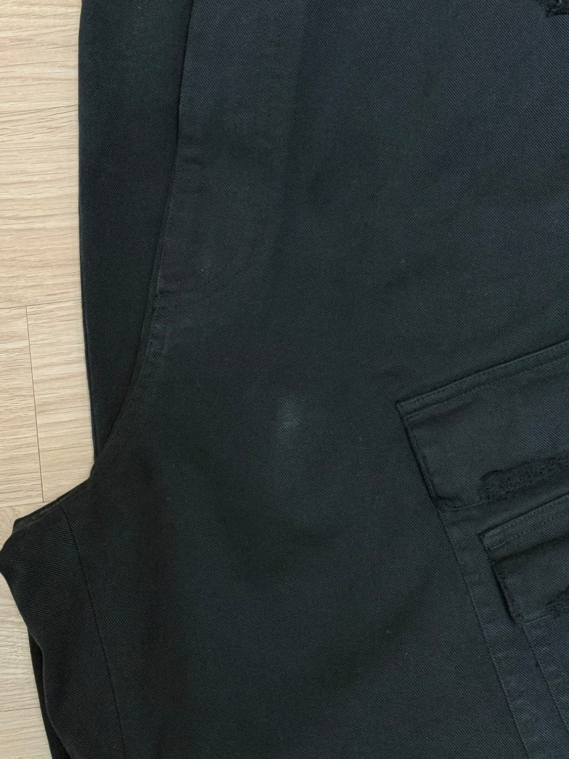 논노드 더블 포켓 카고 팬츠 빈티지 블랙 3사이즈 상품이미지6