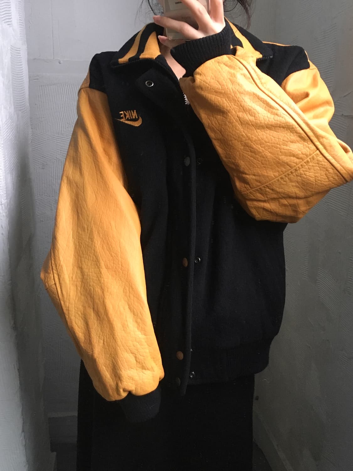 Nike 나이키 소가죽 바시티 울 자켓  상품이미지2