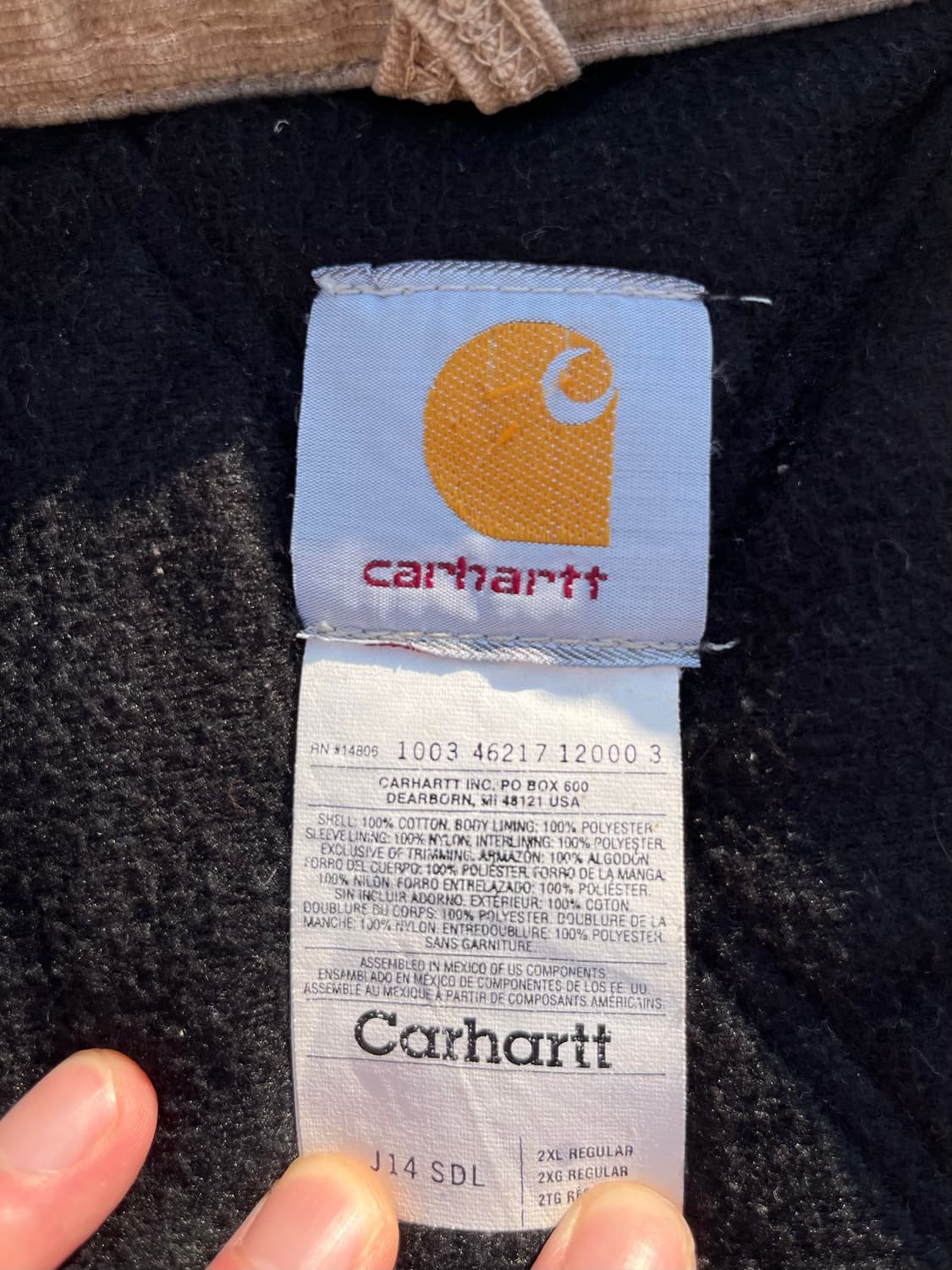 00s carhartt santafe J13 (2XL) 상품이미지6