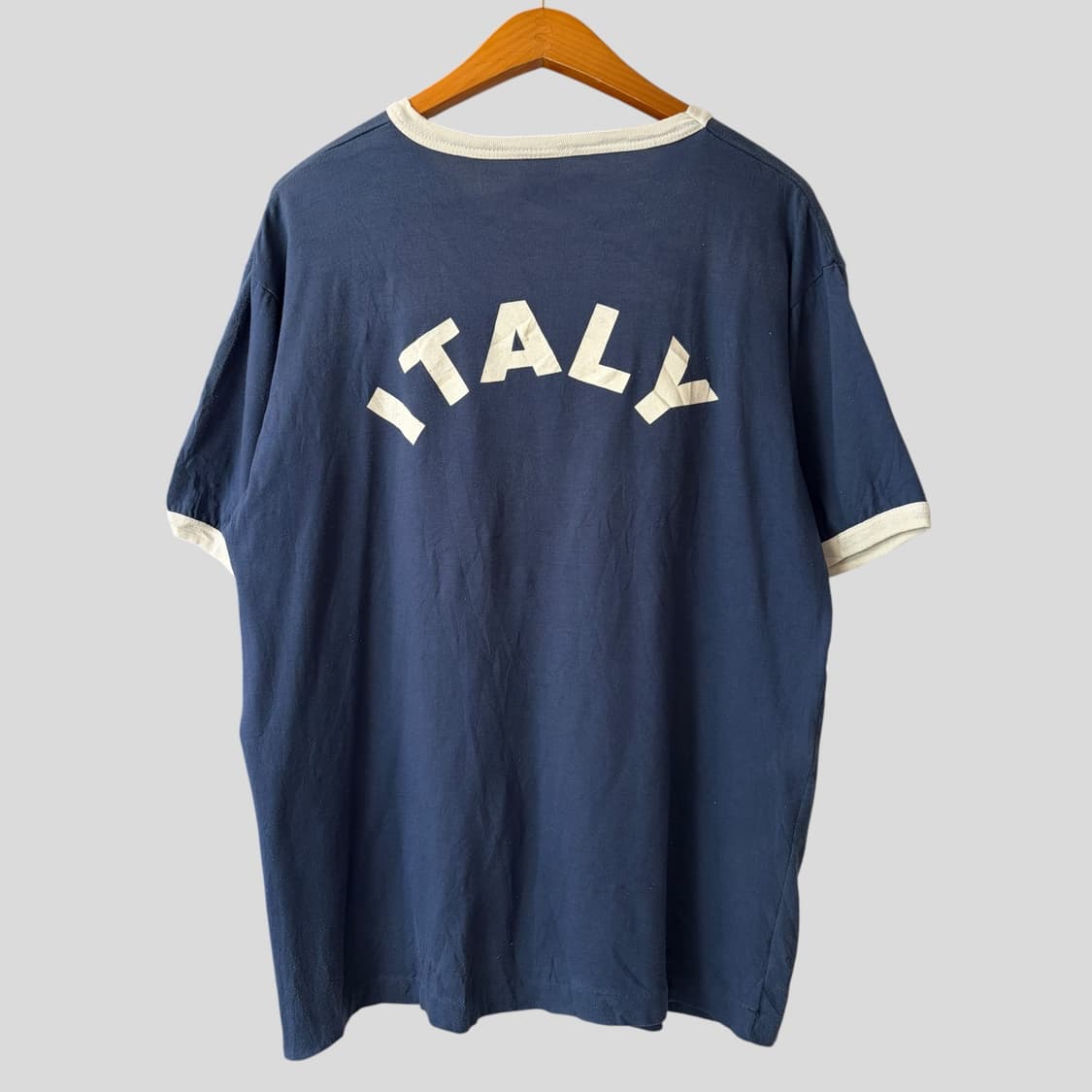 (XL)90s 빈티지 98월드컵 이태리 링거 반팔티셔츠 상품이미지5