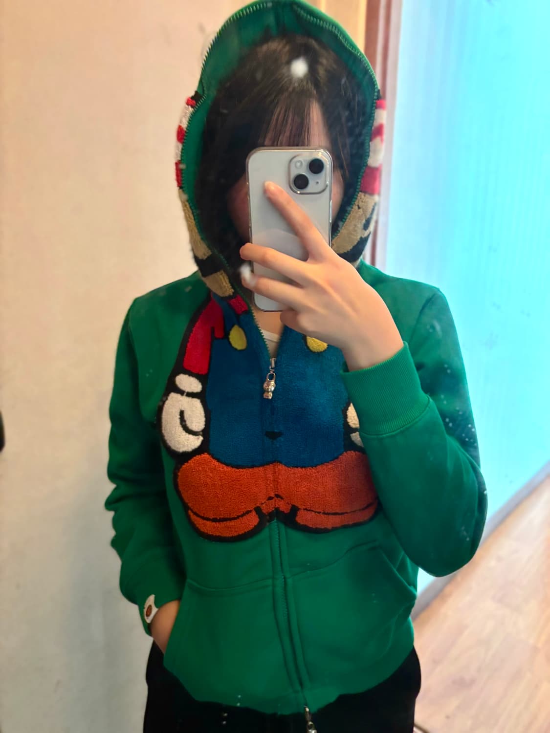 베이비마일로 슈퍼마리오 후드집업 상품이미지1