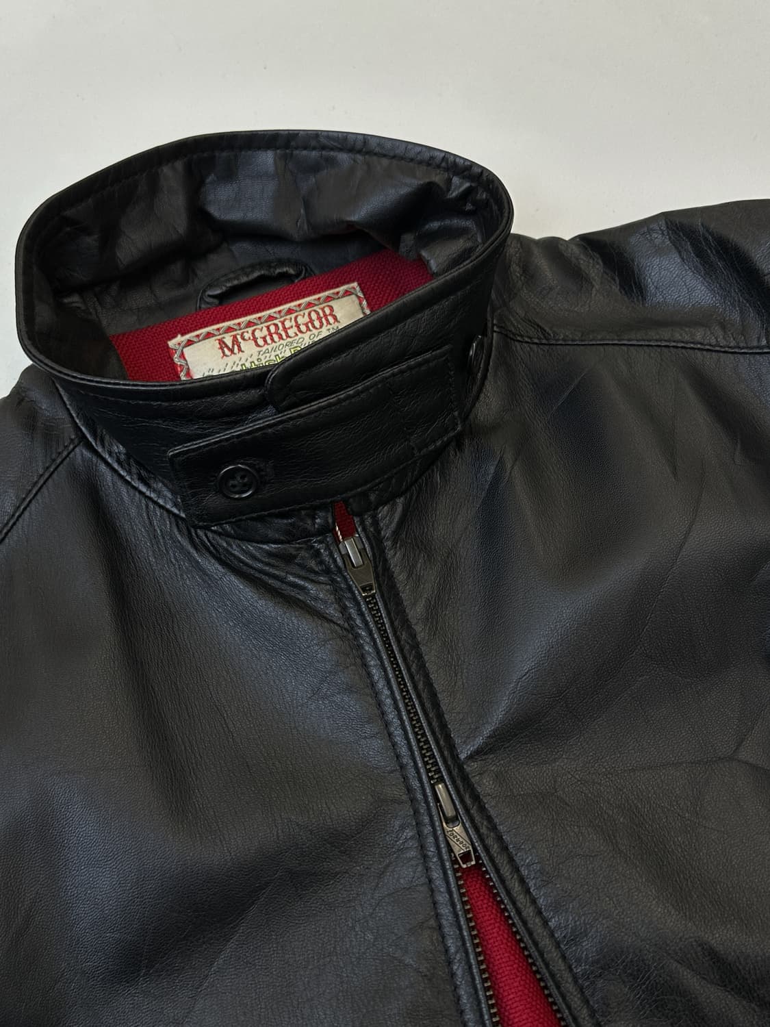 맥 그리거 스코티쉬 드리즐러 레더 자켓 상품이미지4