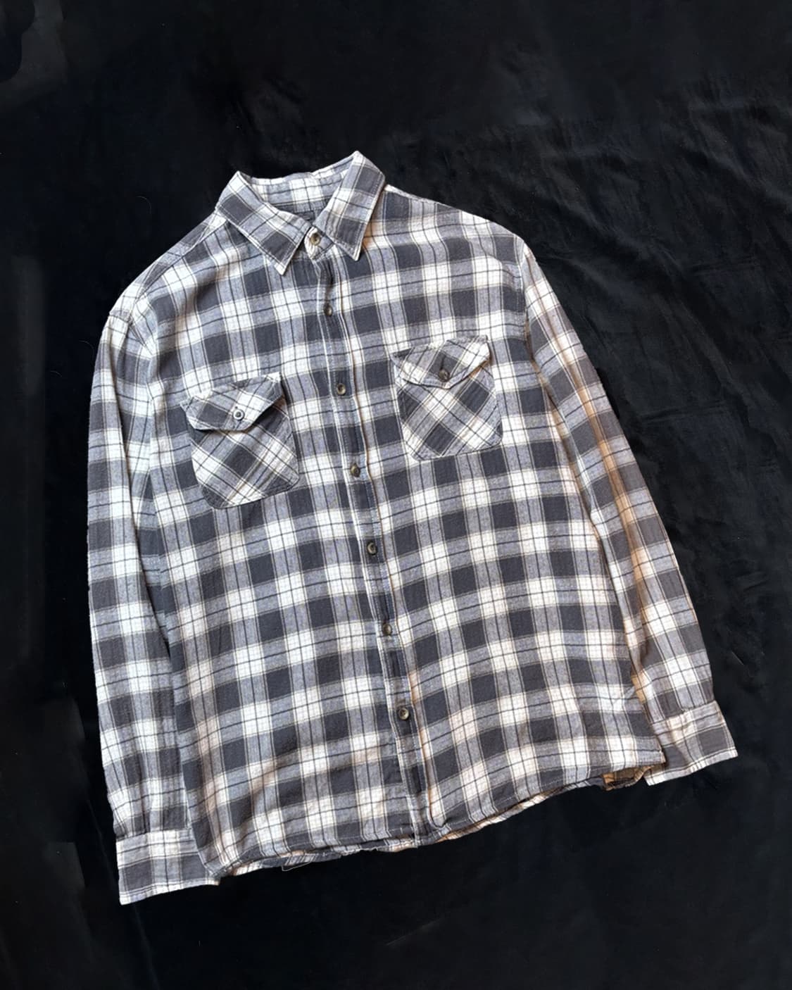 일본빈티지 TULTEX 체크 셔츠 상품이미지1