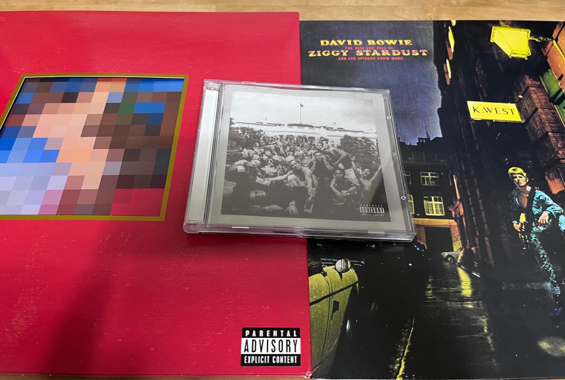 칸예,데이빗보위 LP + 켄드릭라마 CD 상품이미지3