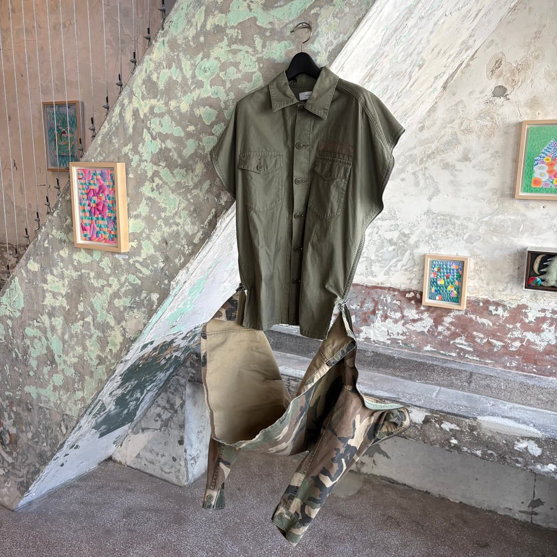 파세타즘 지퍼 아미 셔츠 상품이미지8