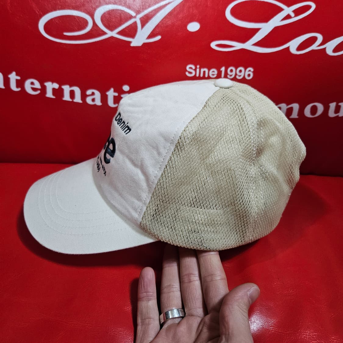 리(Lee) 22ss 빈티지 레터링 매쉬캡 Free 상품이미지3