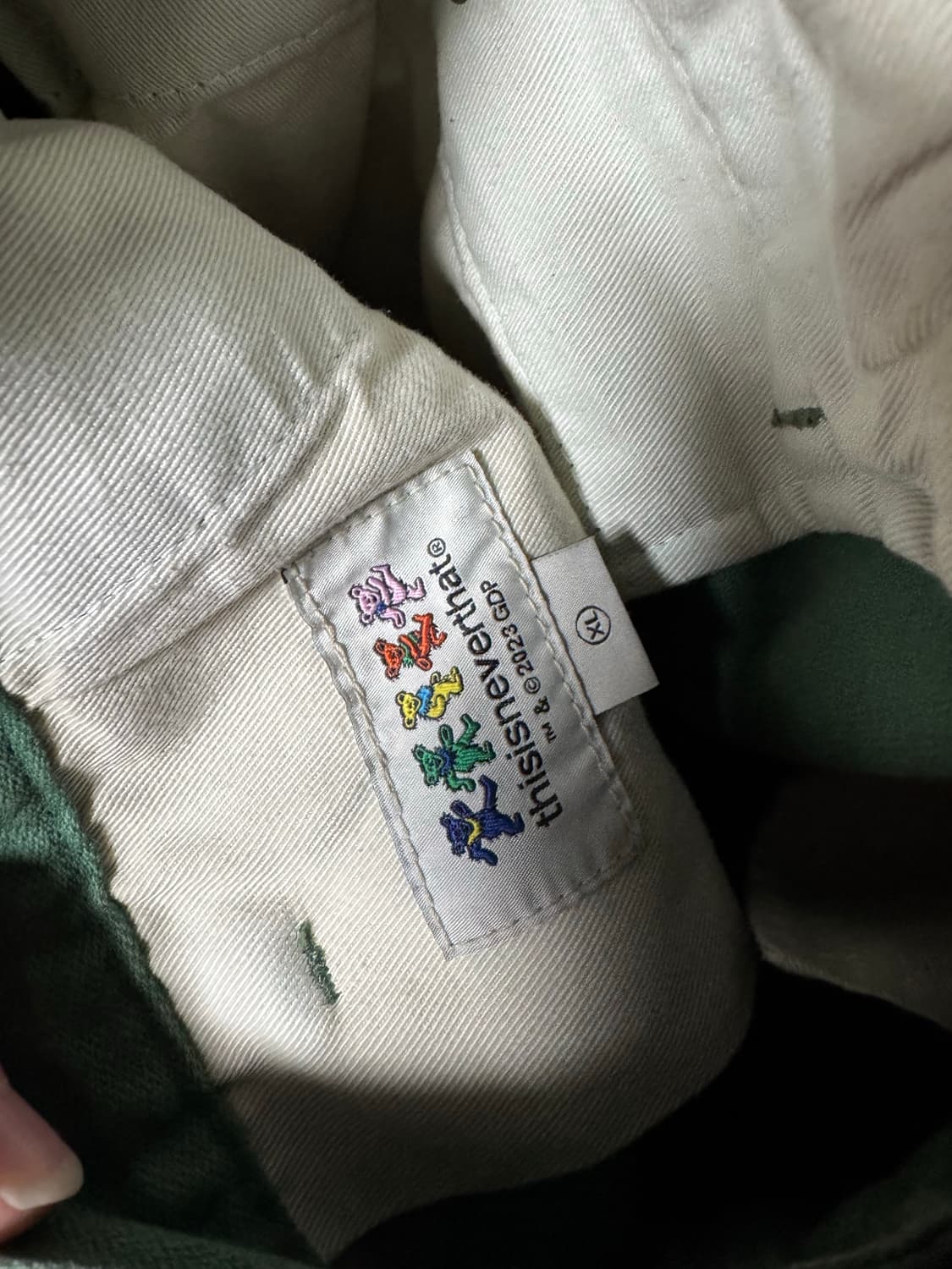 디스이즈네버뎃 그레이트풀데드 아이코노그래픽 워크 팬츠 상품이미지4