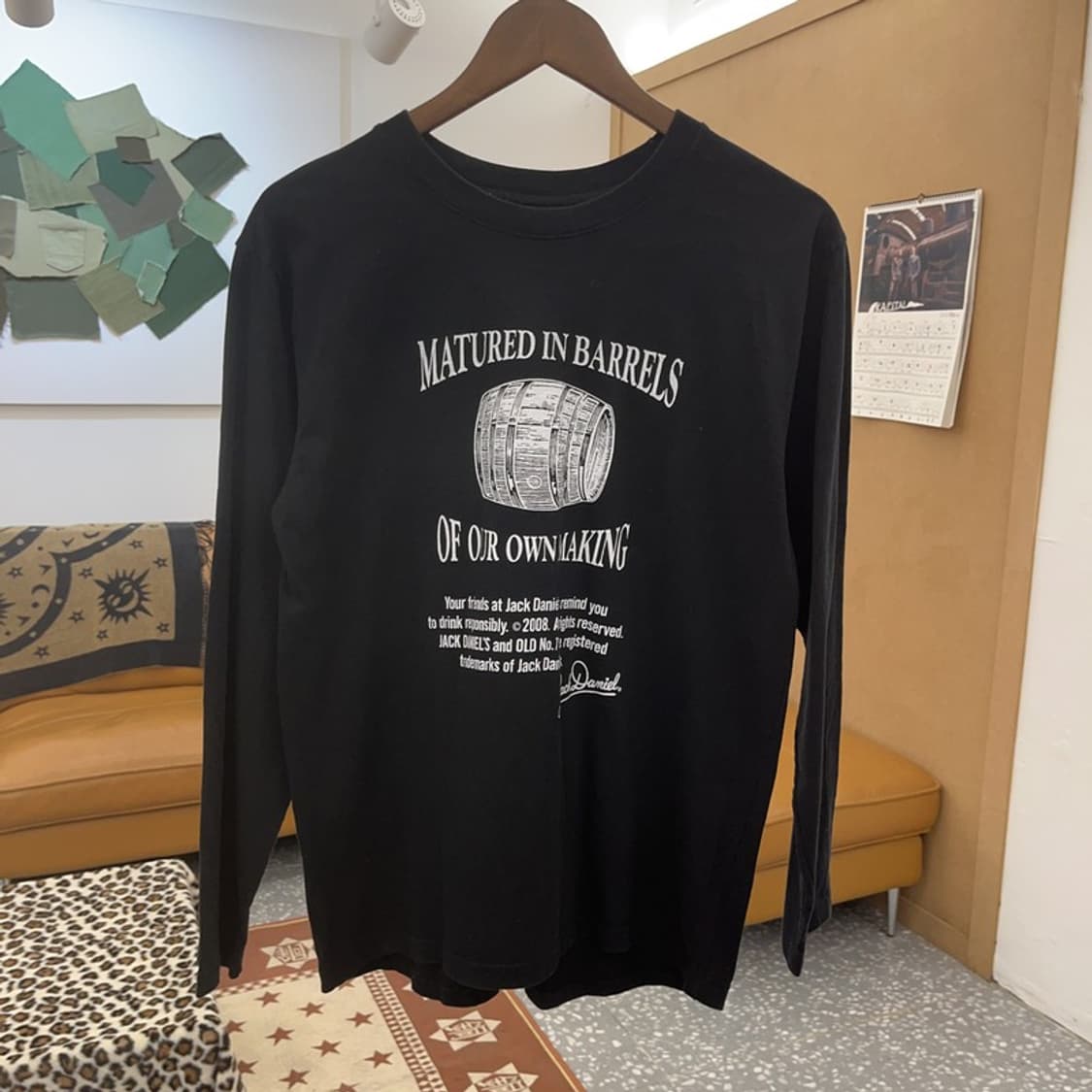 잭다니엘 희귀 올드스쿨 스트릿 빈티지 롱슬리브 90 C09716 상품이미지3