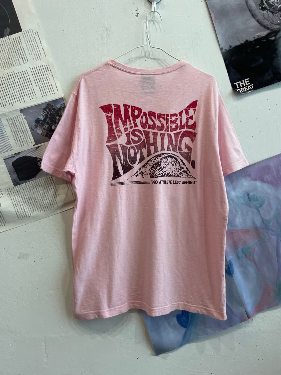 아디다스 반팔 티셔츠 핑크 상품이미지2