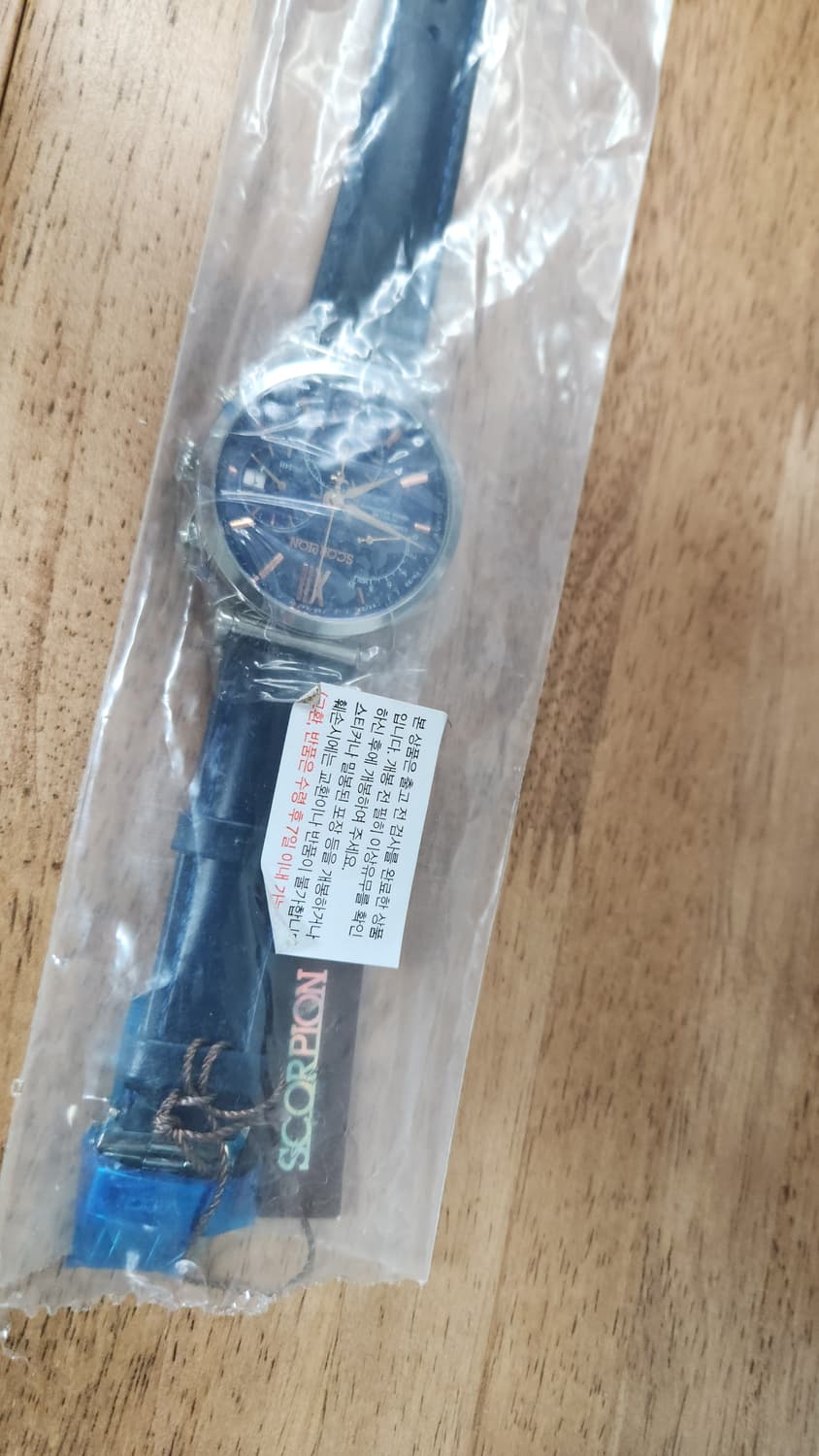 # 스콜피온 크로노그래프 남성명품시계 D버클 가죽시계 급처 상품이미지7