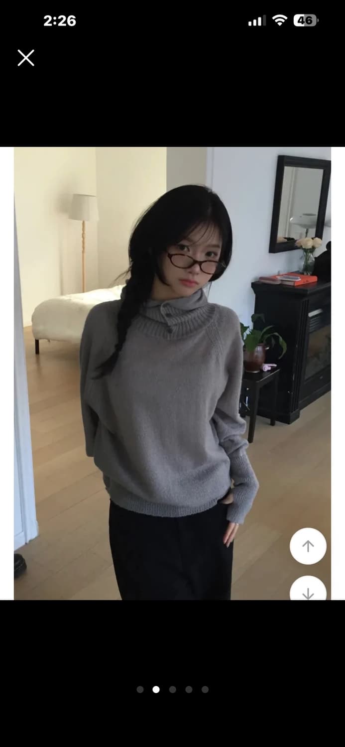 모디무드 모헤어 니트 상품이미지2