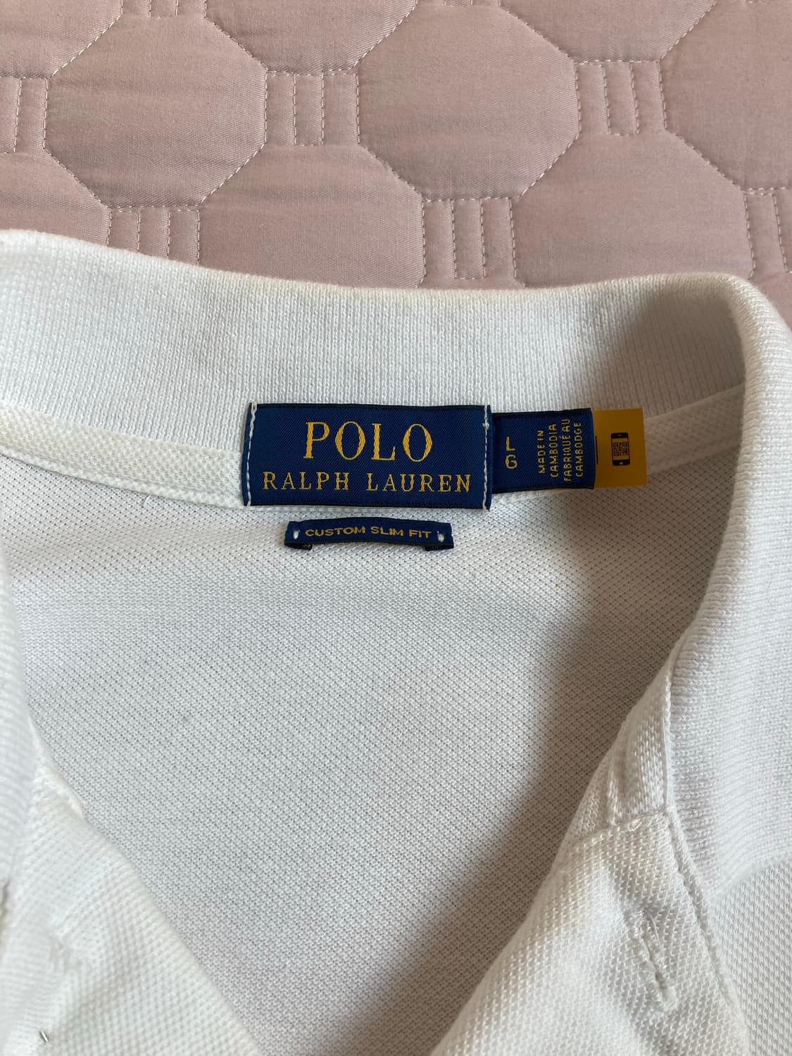 POLO 폴로 랄프로렌 카라티 반팔티셔츠 화이트 상품이미지2