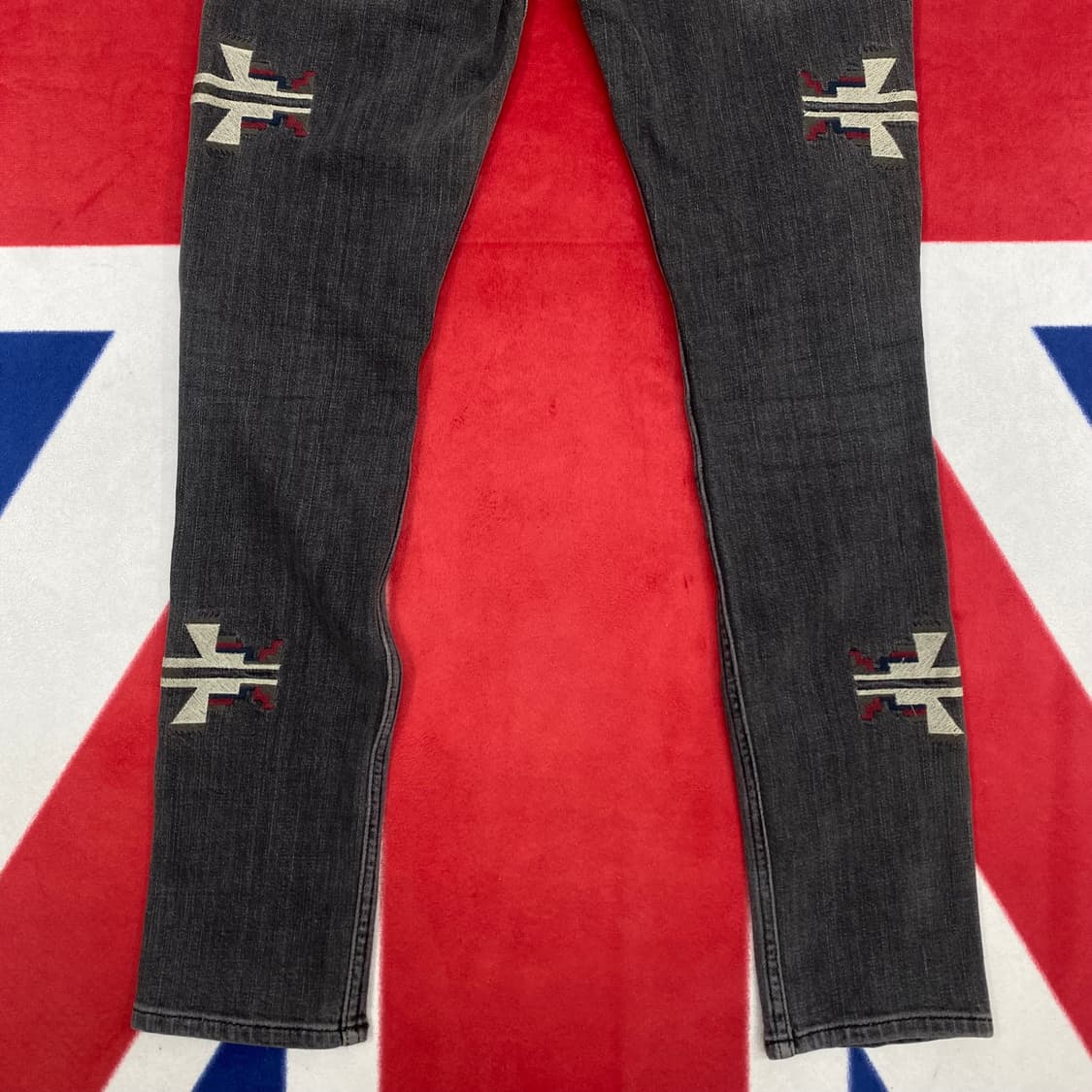 H&M x이자벨마랑 자수패턴 데님팬츠 실측 26-27 상품이미지6