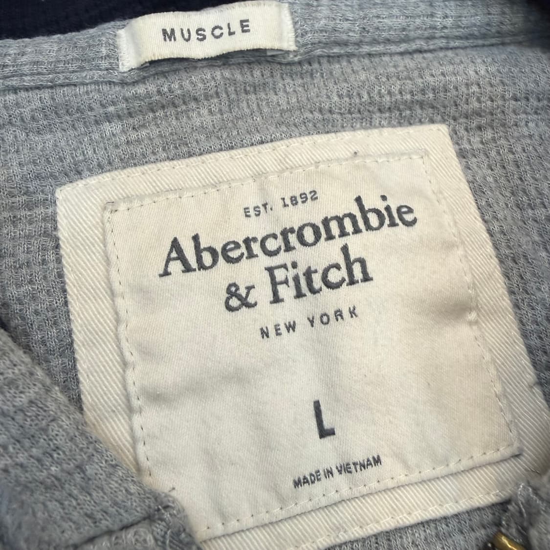 아베크롬비 우먼스 와플 후드집업 L  상품이미지3