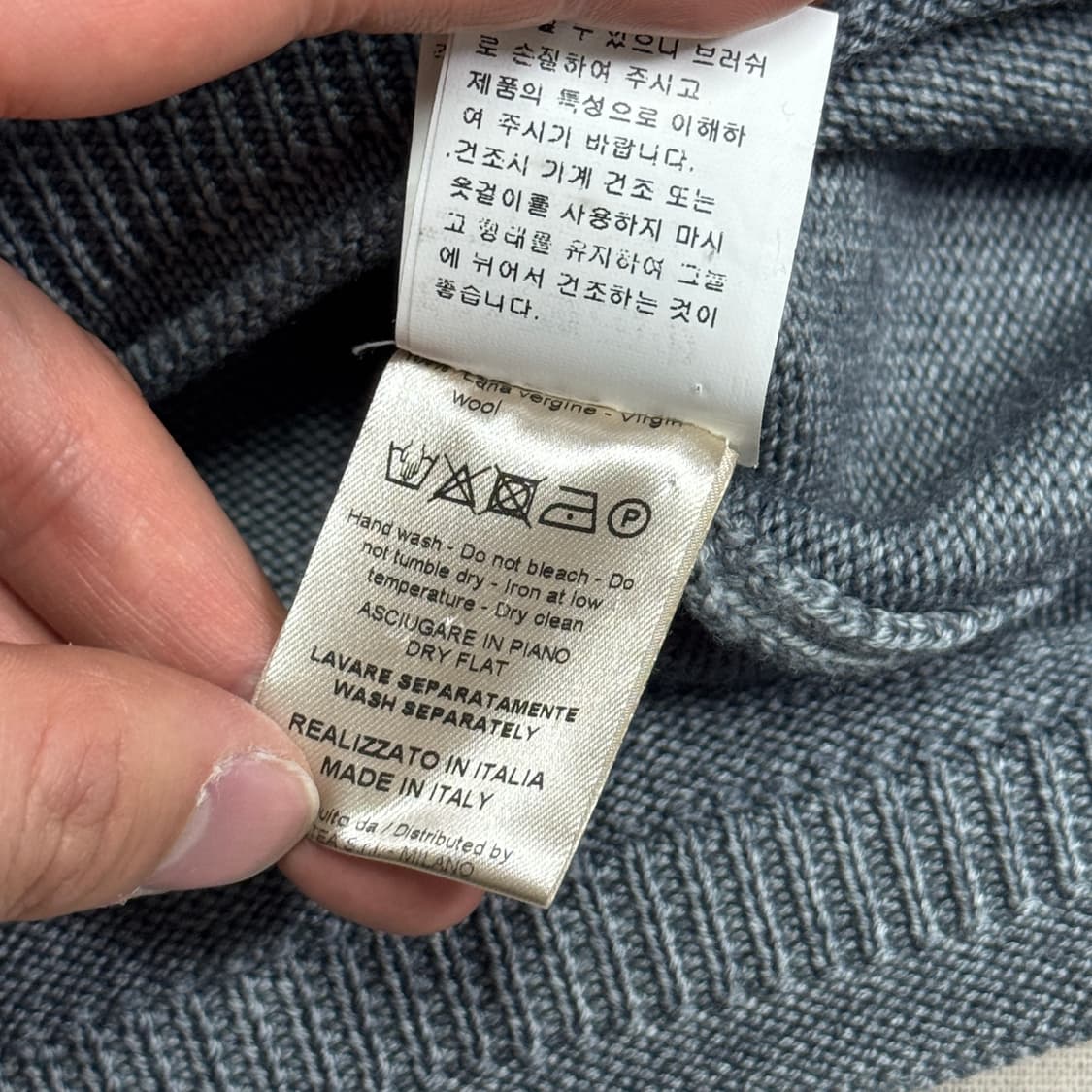 알테아 이테리 피그먼트 커팅 니트 100 상품이미지8