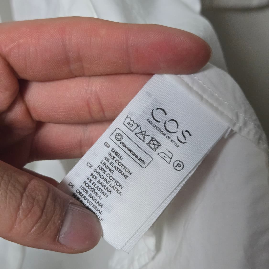 코스 코튼 롱 블라우스 / 여성 블라우스/ 여성 셔츠 상품이미지3