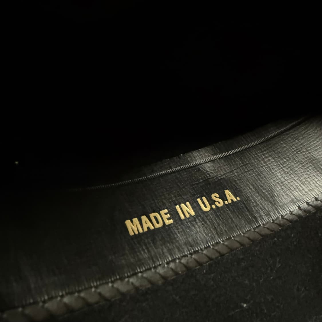 메이드인 USA 레더 터키석 스트랩 울 페도라 XL 상품이미지5