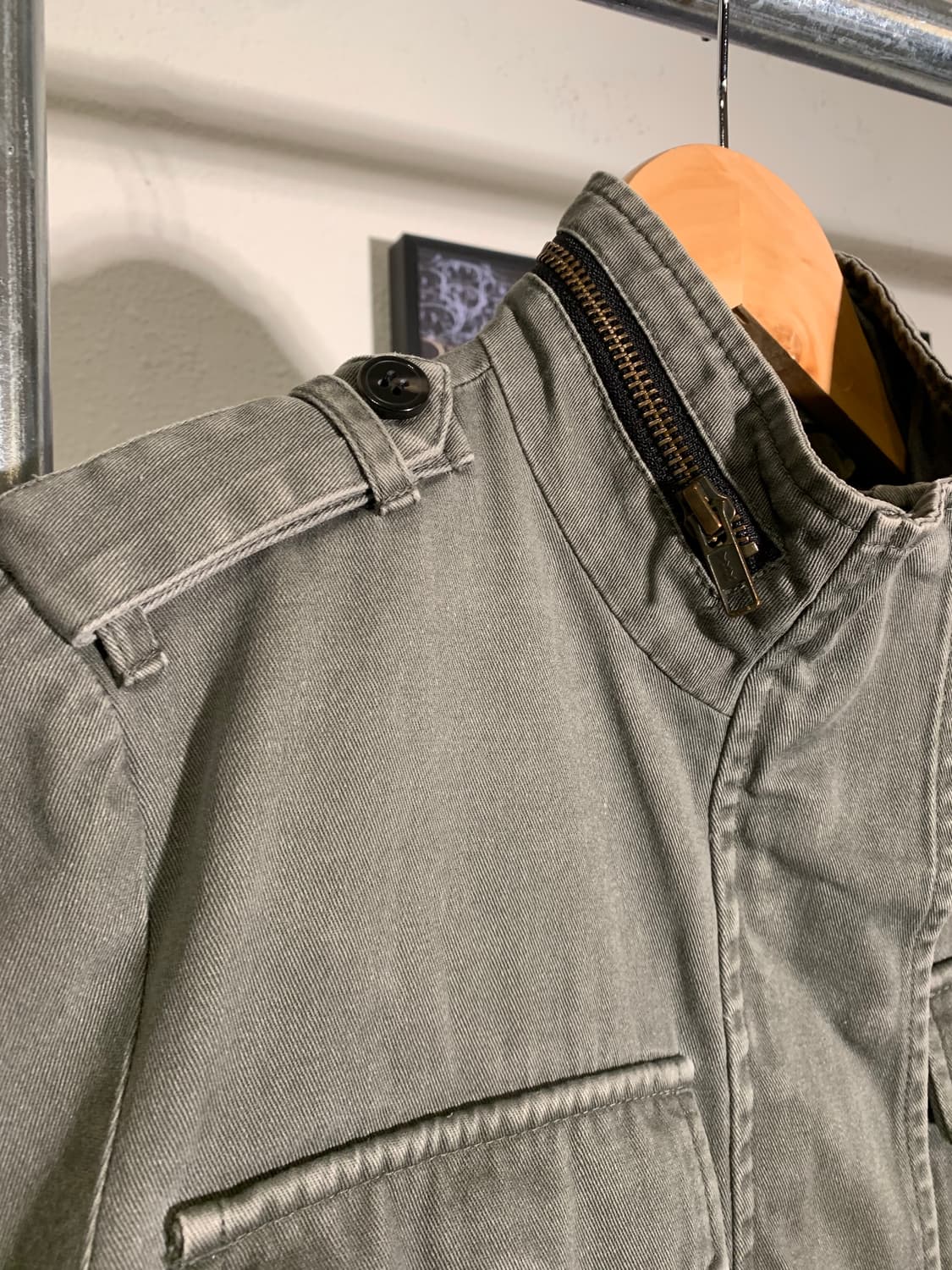 00’s Stussy 스투시 Slink 지퍼 M65 올리브 필드자켓 상품이미지2