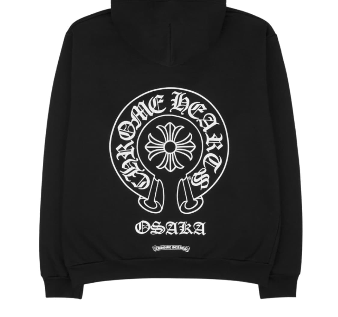 크롬하츠 홀스슈 로고 후드집업 오사카 익스클루시브 상품이미지1