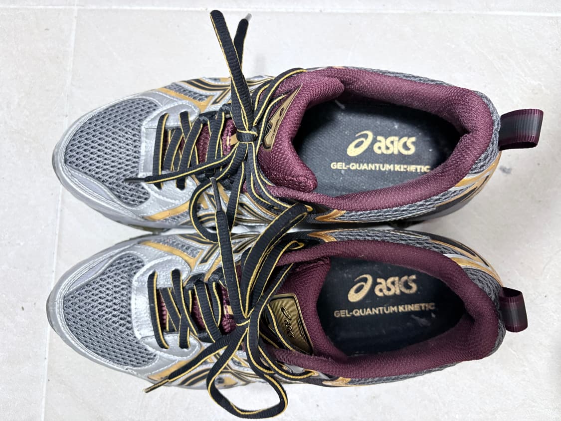 아식스 젤 퀀텀 키네틱 카본 퓨어골드 250 상품이미지10