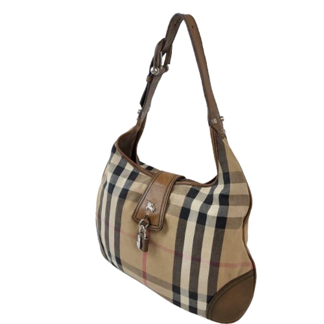 정품 버버리 노바체크 클래식 호보백 상품이미지4