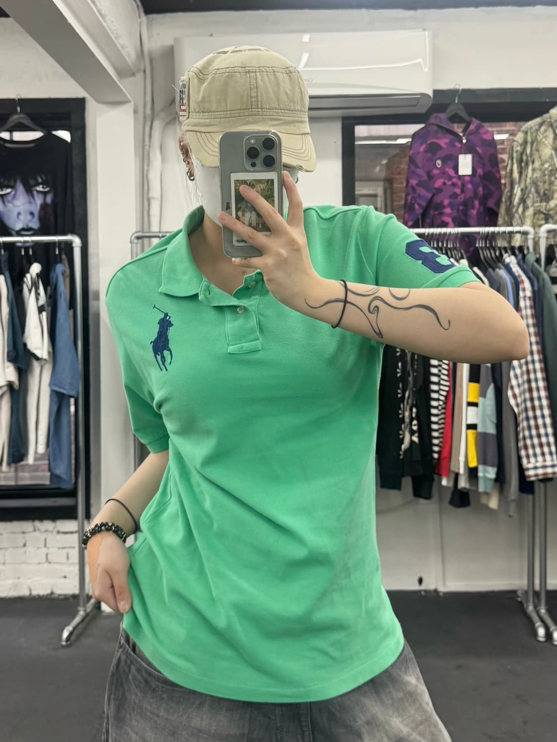 폴로 랄프로렌 빅포니 민트 PK 티셔츠 상품이미지2