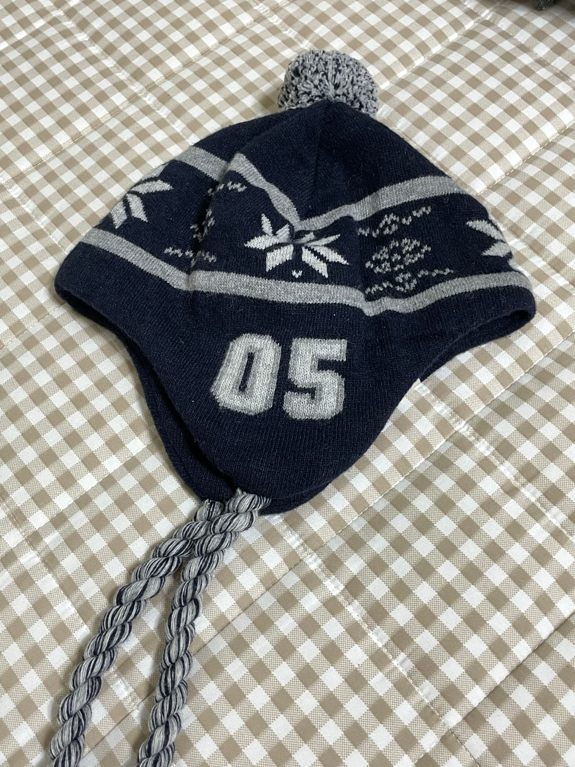 오헤시오 비니 BELL EARFLAP BEANIE (NAVY) 상품이미지1