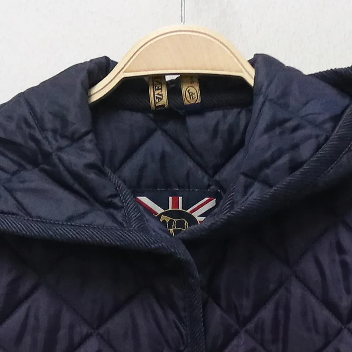 라벤햄 퀼팅 미디 후드 패딩 63843 상품이미지5