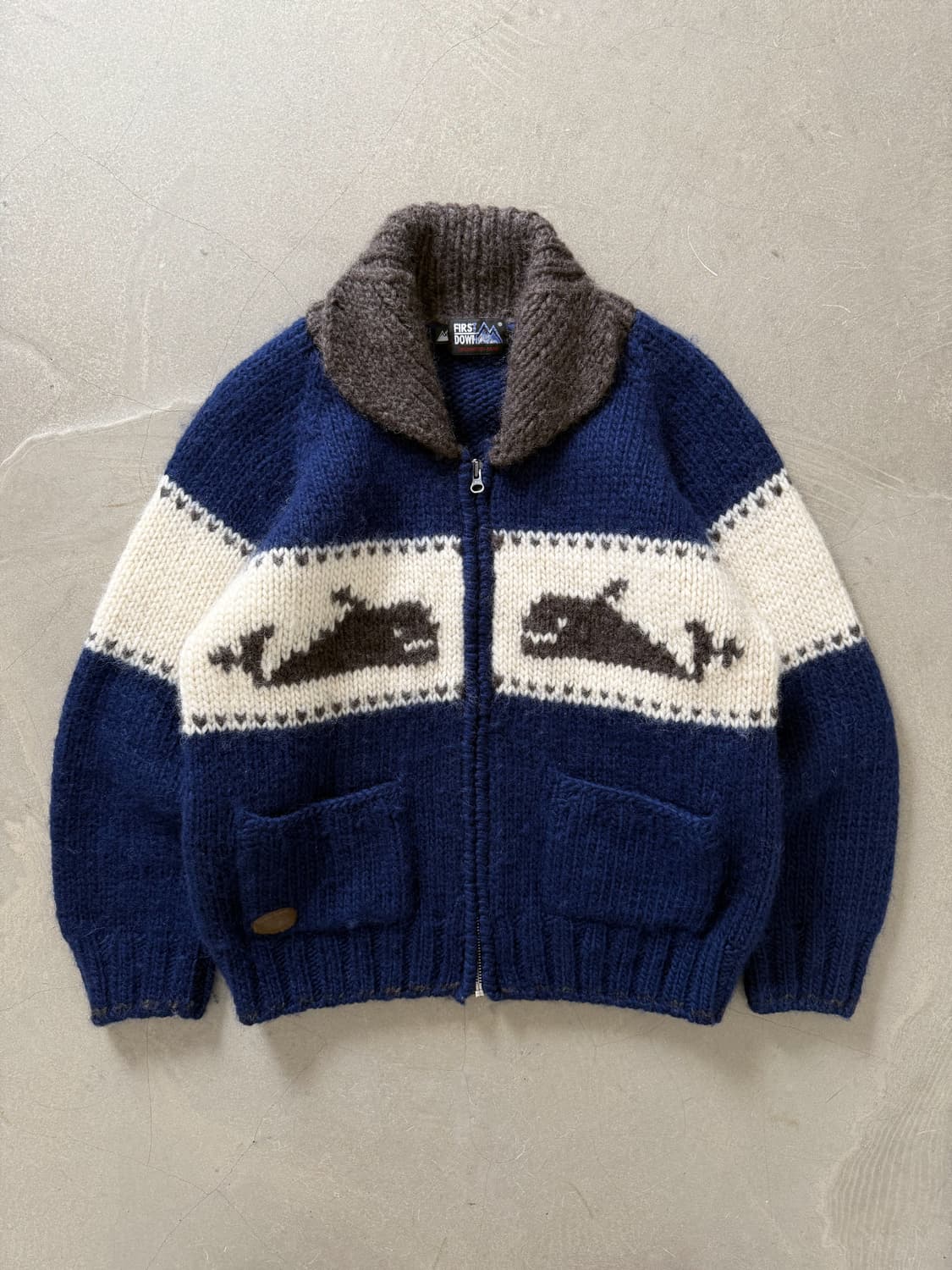 First Down Whale Cowichan Sweater 상품이미지1