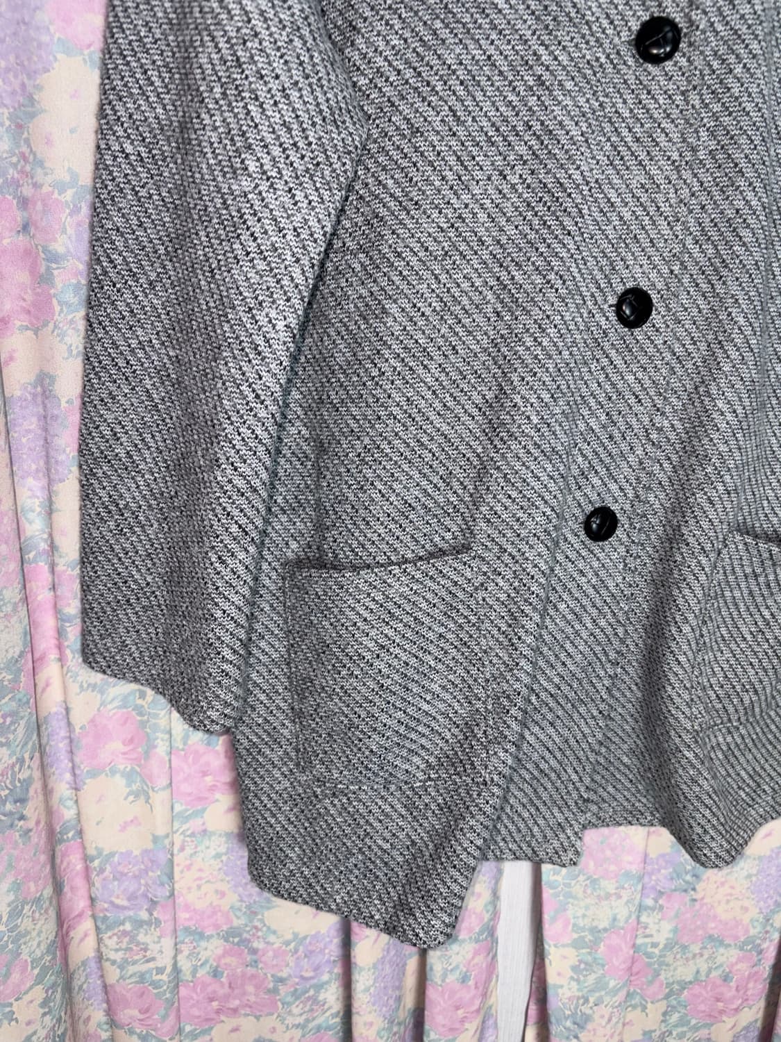 그레이 보카시 후드 코트 상품이미지7