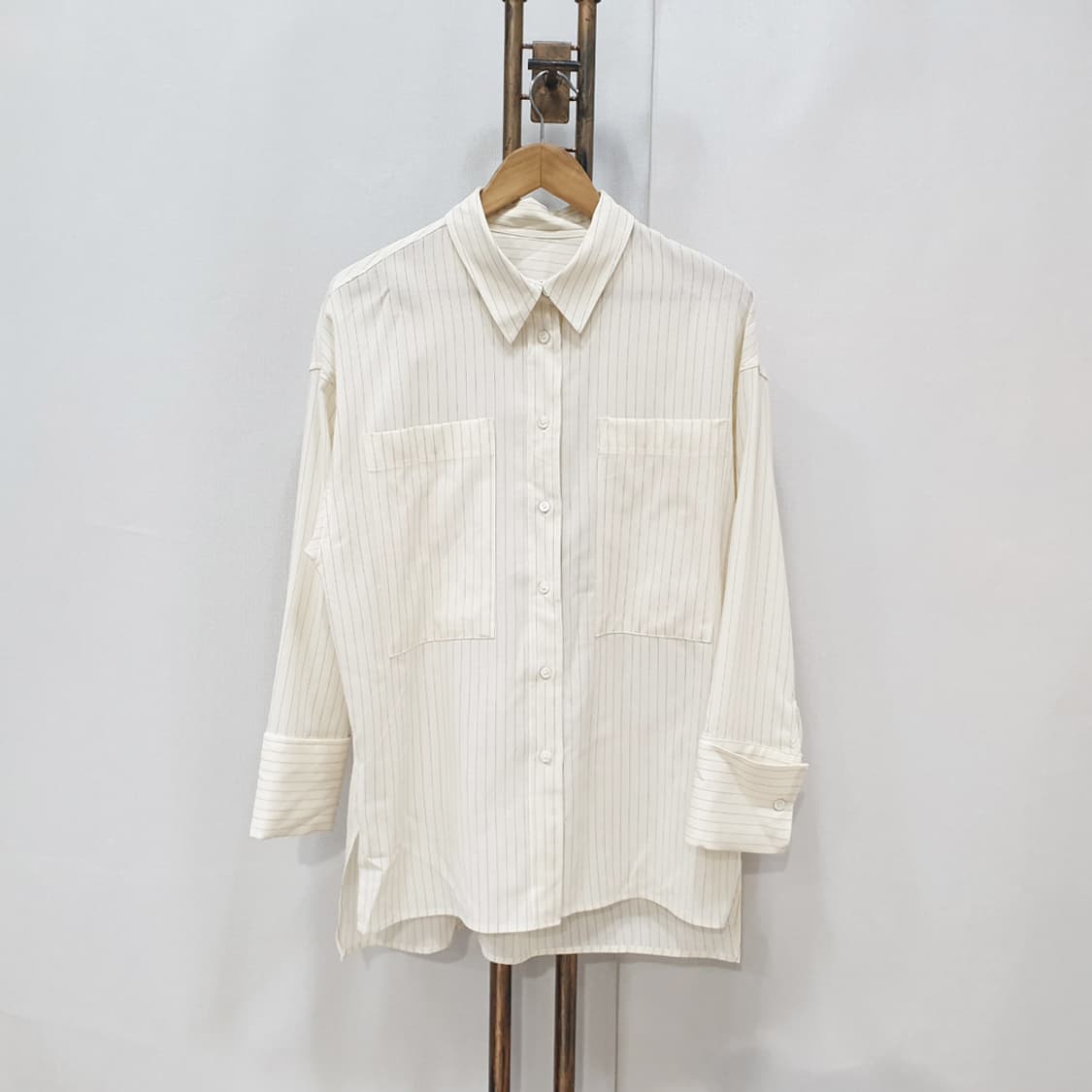 리본빛 Marzi lemon 울 셔츠 상품이미지1