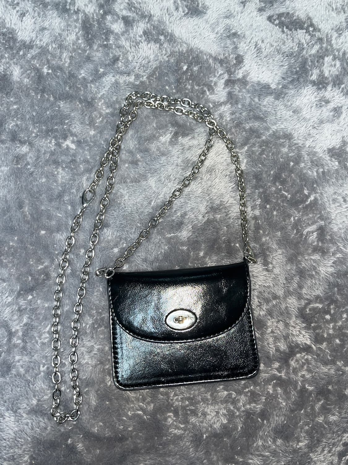 아노에틱 블랙 미니 체인 크로스백 상품이미지1