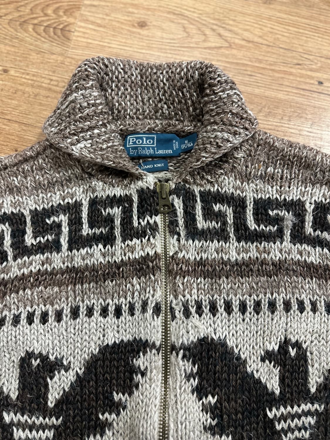 (M)폴로랄프로렌 코위찬 핸드메이드 니트 집업 상품이미지2