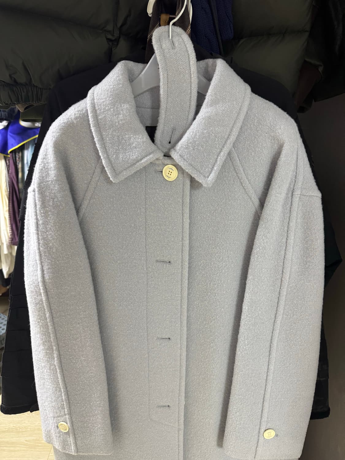 룩캐스트 코트 소라색 상품이미지4