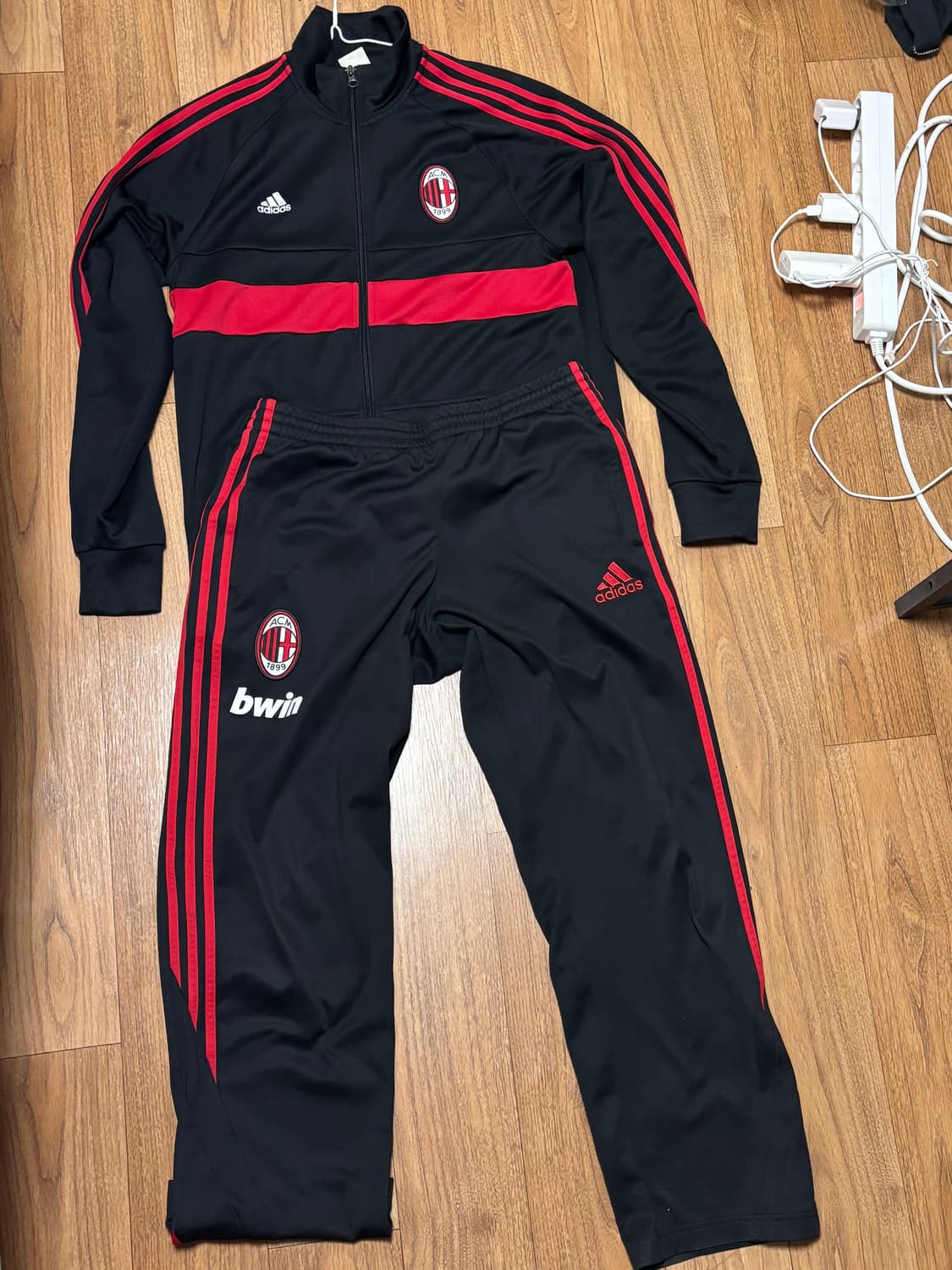 아디다스 ac밀란 트랙탑 트랙팬츠 세트  상품이미지1