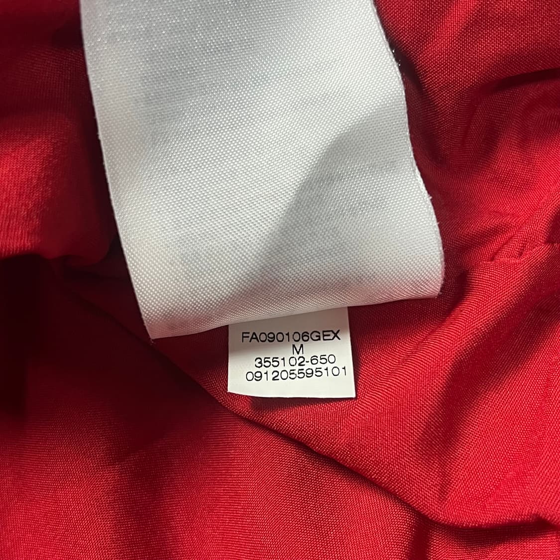 나이키 맨유 09-10 바람막이 레드 M 상품이미지5